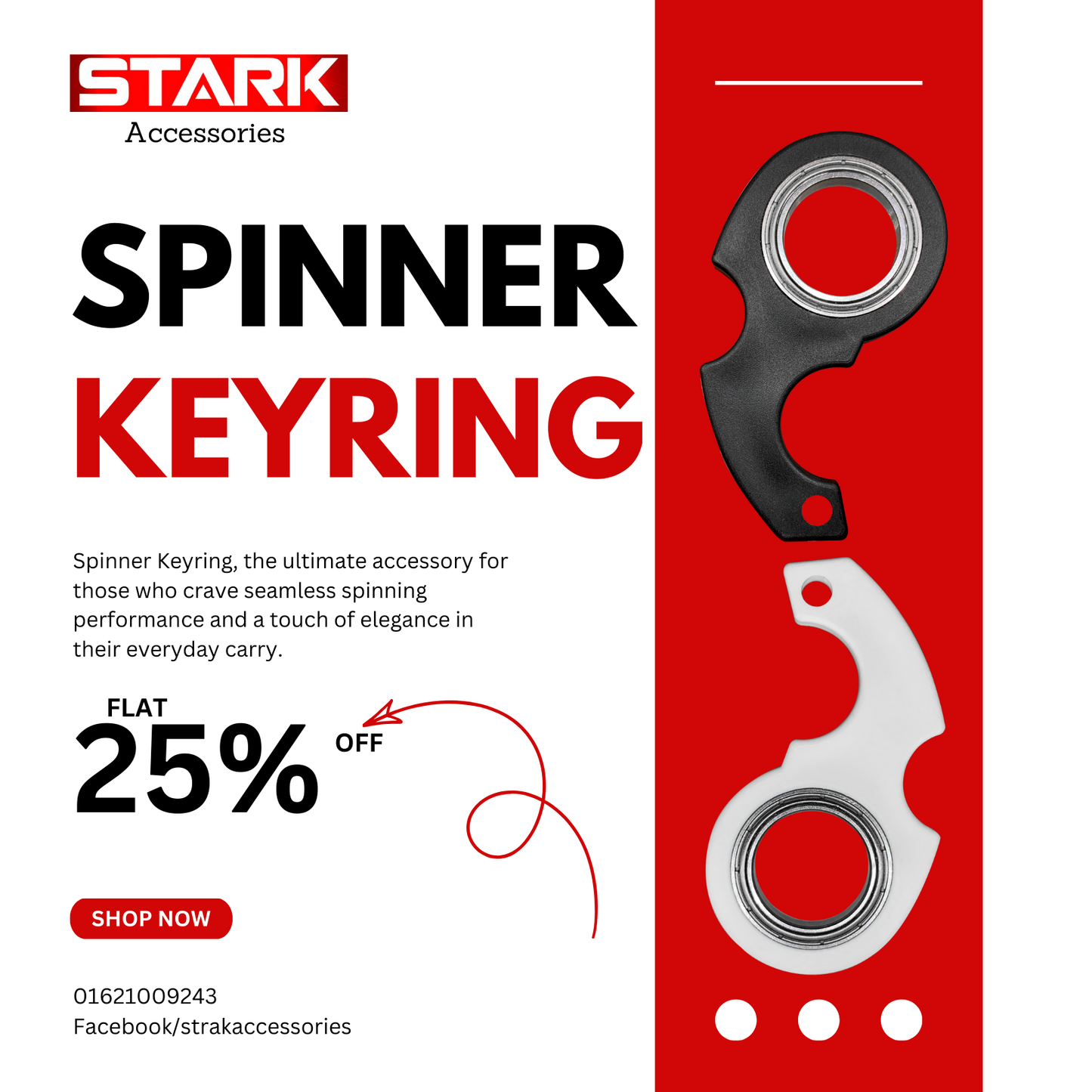 Spinner Keyring কি রিং স্পিনার