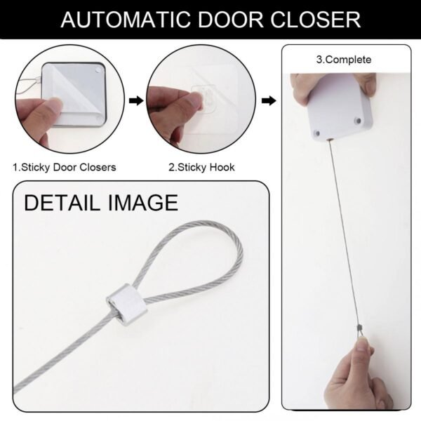 High Quality Automated Anti-Punching Door Closer, Auto Door Closer উচ্চমানের অটোমেটেড অ্যান্টি-পাঞ্চিং ডোর ক্লোজার - Image 12