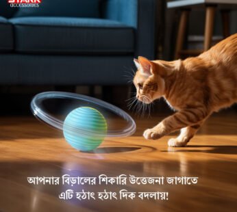 AUTOMATIC CAT TEASER BALL বিড়ালের খেলনা বল