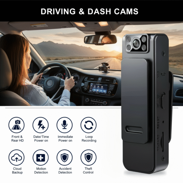 MiniClip Infrared Night Vision Body Camera মিনি ক্লিপ ইনফ্রারেড নাইট ভিশন বডি ক্যামেরা - Image 9