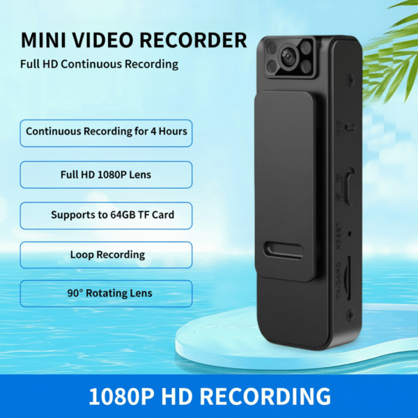 MiniClip Infrared Night Vision Body Camera মিনি ক্লিপ ইনফ্রারেড নাইট ভিশন বডি ক্যামেরা - Image 2