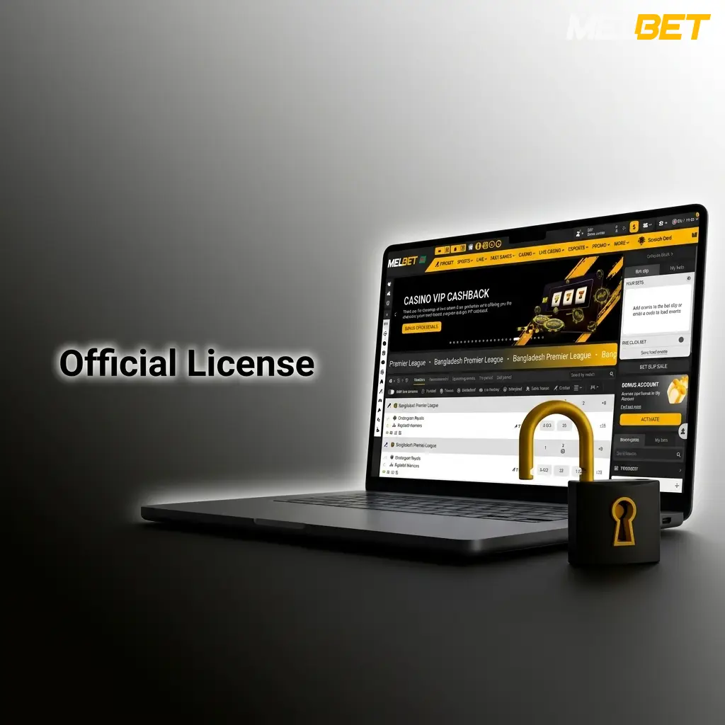 Melbet Curacao eGaming licence No. 8048/JAZ official regulatory certification for Bangladesh players