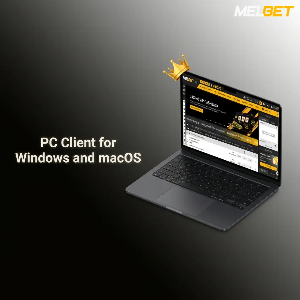 Melbet website open in a desktop browser on Windows and macOS with full betting and casino features accessible