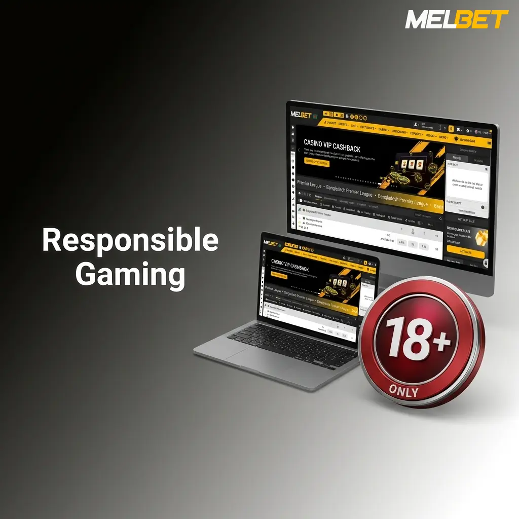 Melbet responsible gaming tools including deposit limits, self-exclusion, and session reminders for safe gambling control