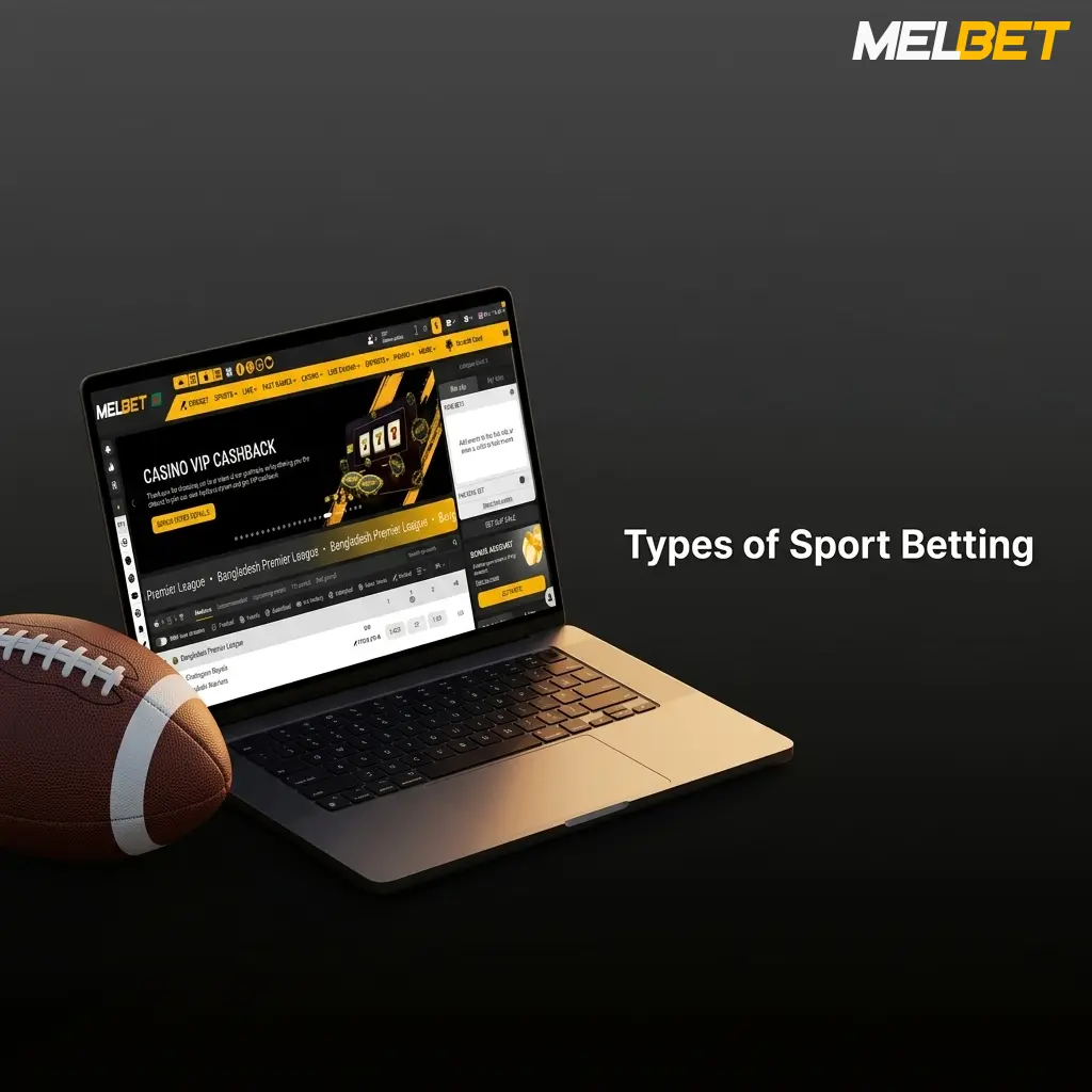 Melbet sports betting options covering 70+ disciplines including cricket, football, and kabaddi for Bangladesh bettors